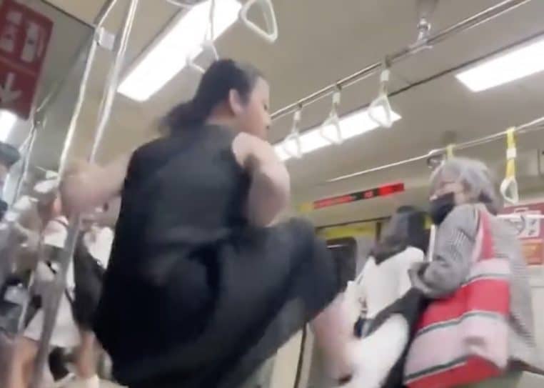 Altercation métro Taipei