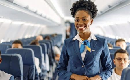 avion hôtesse de l'air cheveux info