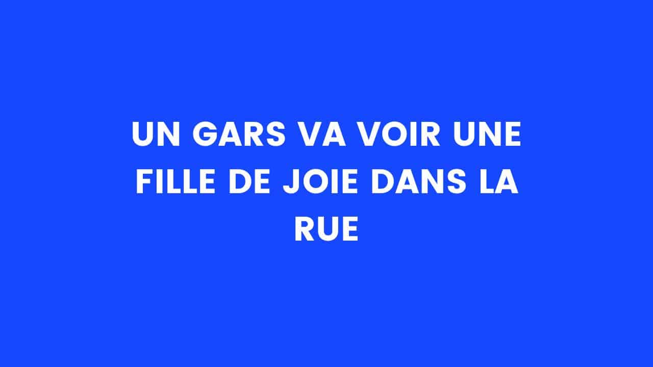 blague fille joie