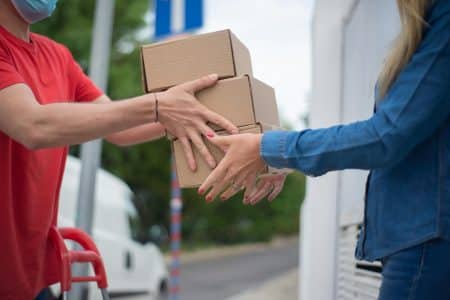 Distribution de boîtes à piles