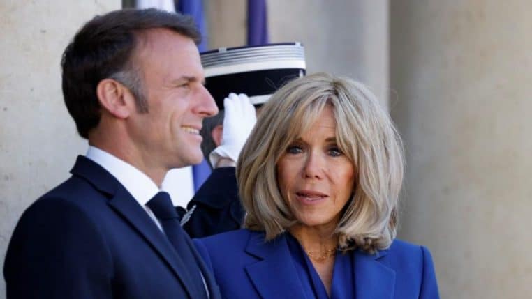 emmanuel et brigitte macron @afp