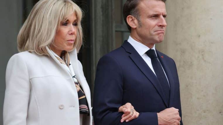 emmanuel et brigitte macron @afp