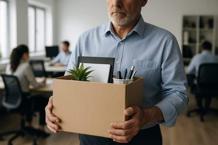 Homme licencié après baisse de salaire
