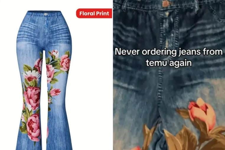 Jeans Temu reçu