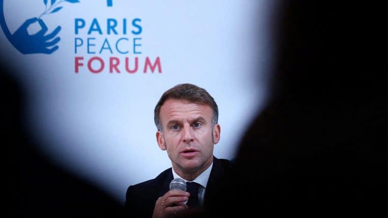 macron forum paix paris @Gonzalo Fuentes