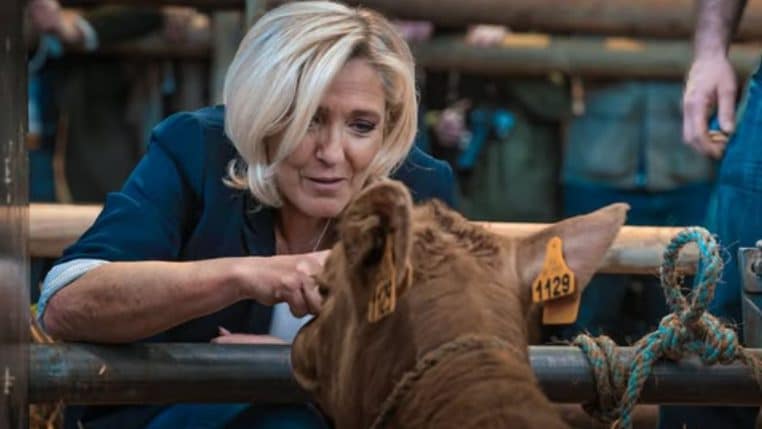marine le pen animaux @instagram