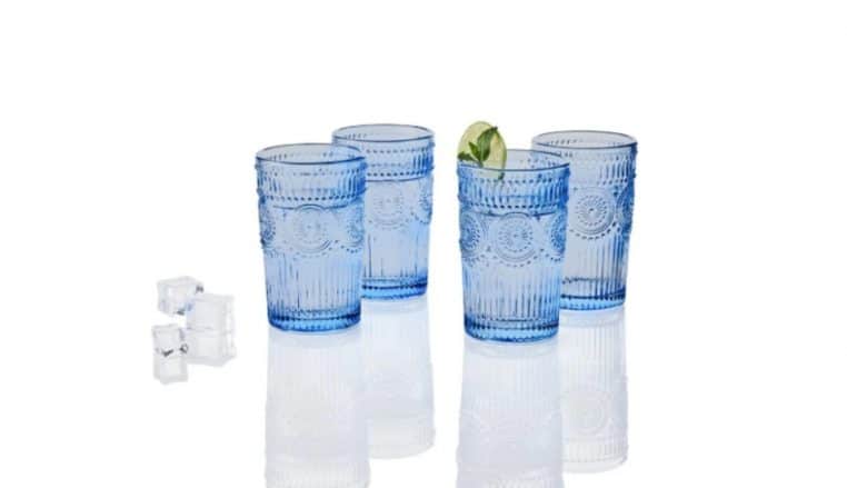 Verres Lidl Bleus