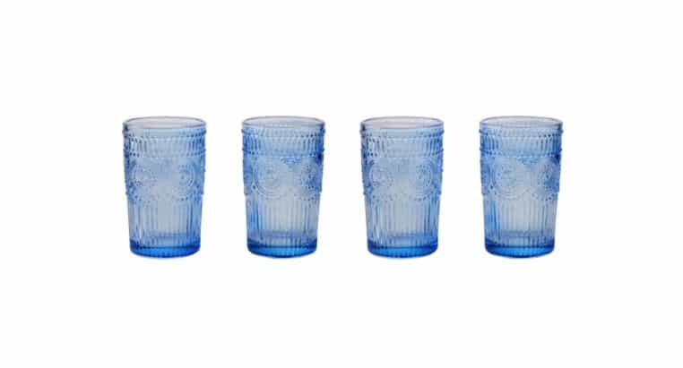 Verres Lidl Bleus