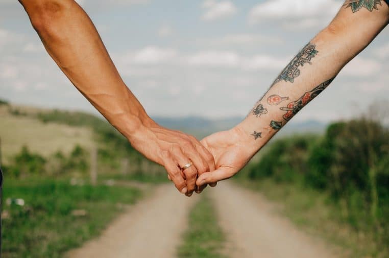 lovers, holding hands, outdoors, nature, pride, lgbtqia, love, love is love, equal rights, lgbtiqa, pride month, world pride
