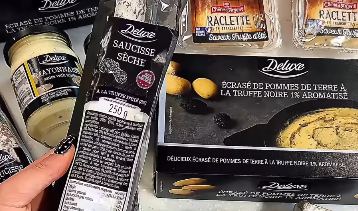 Lidl produits à la truffe