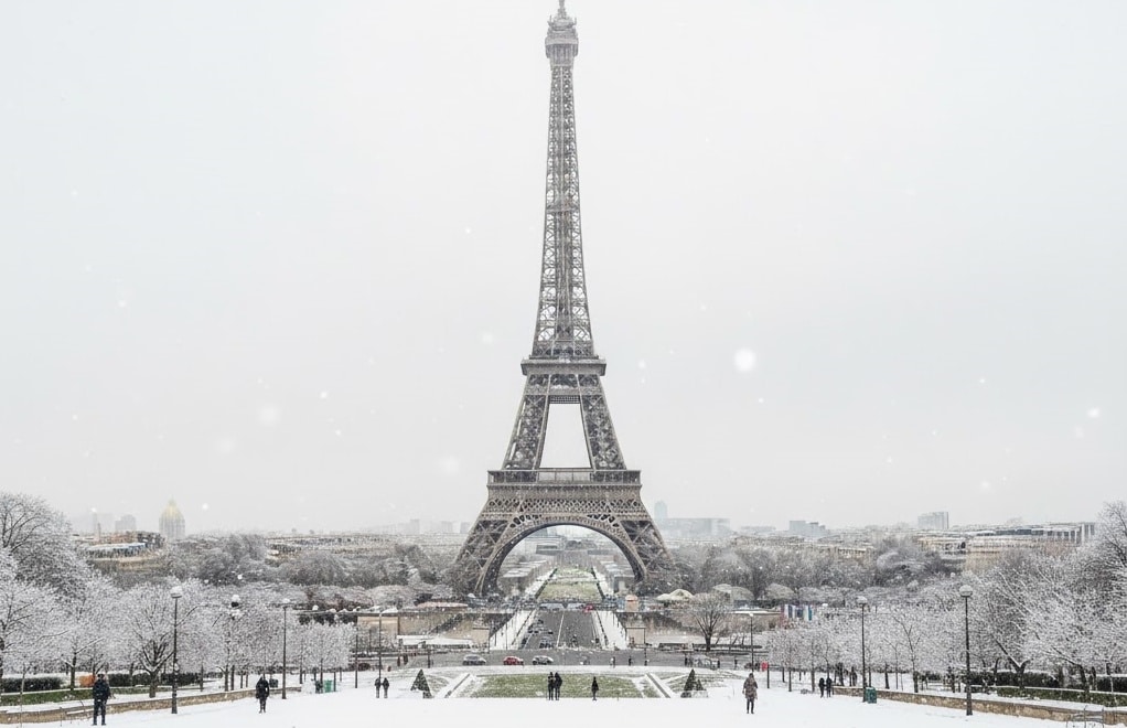 Neige à Paris