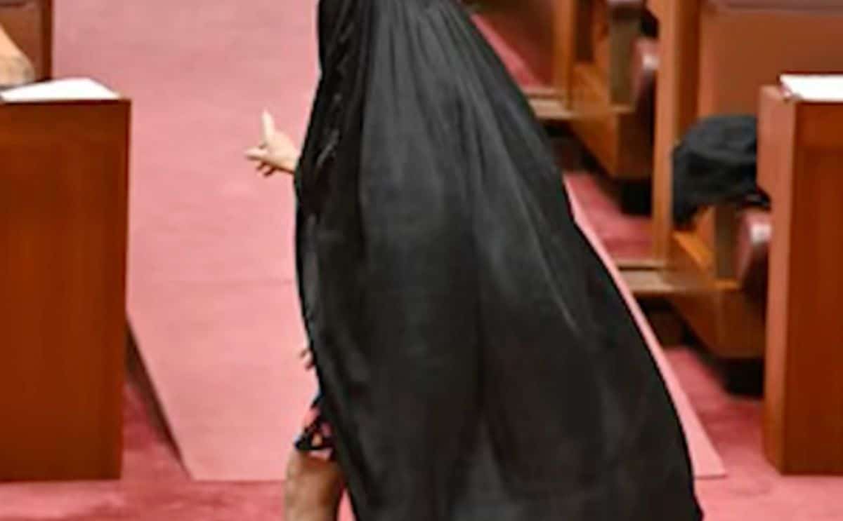 Parlement sénatrice burqa Australie