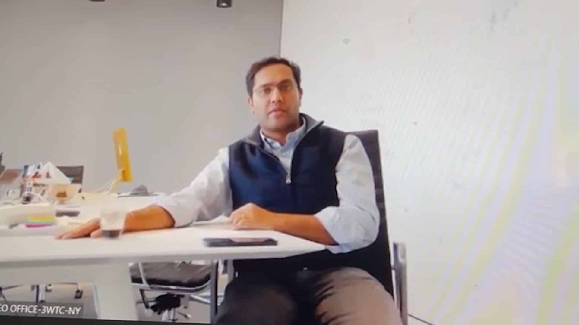 Vishal Garg, patron de Better.com qui a licencié 900 employés par Zoom
