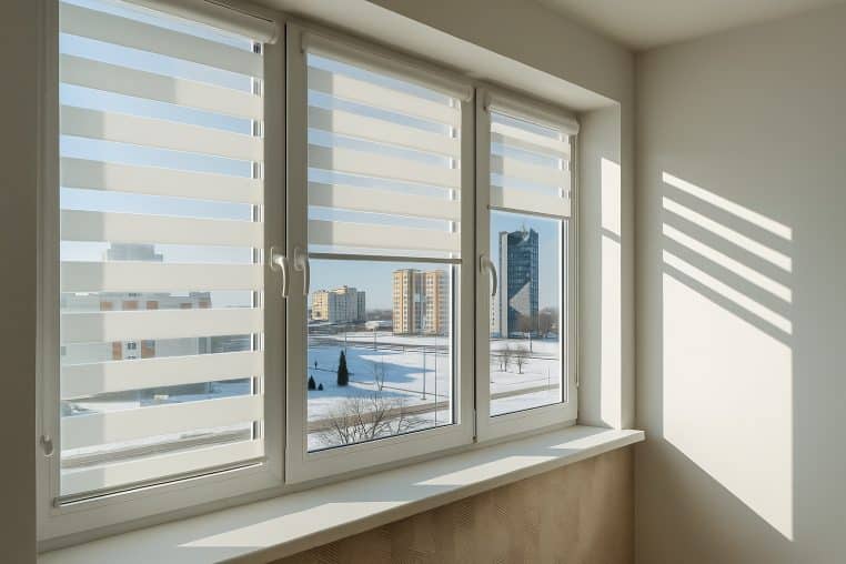 Fenêtre avec stores