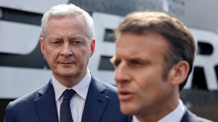 le maire et macron @afp