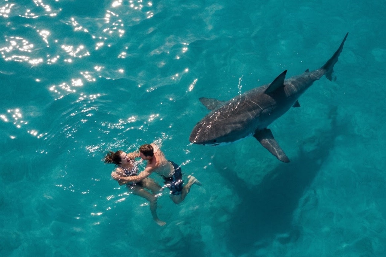 Couple attaqué par un requin