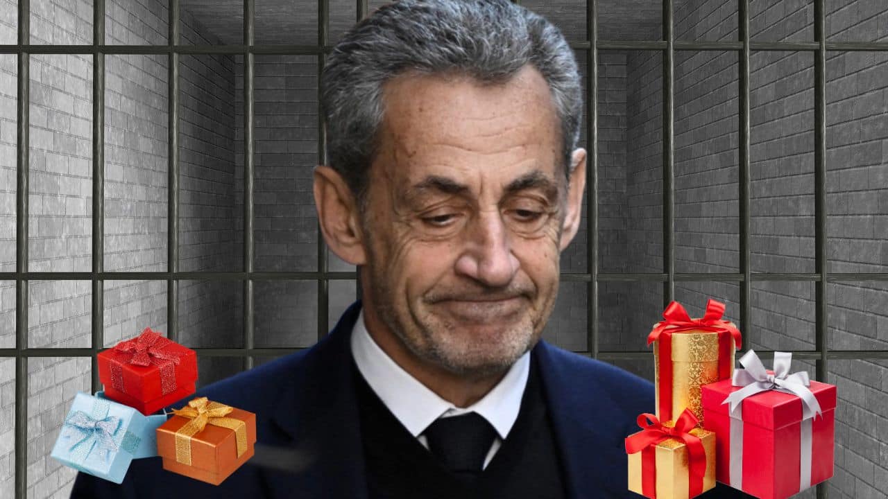 sarkozy cadeaux prison @tdn @afp @canva