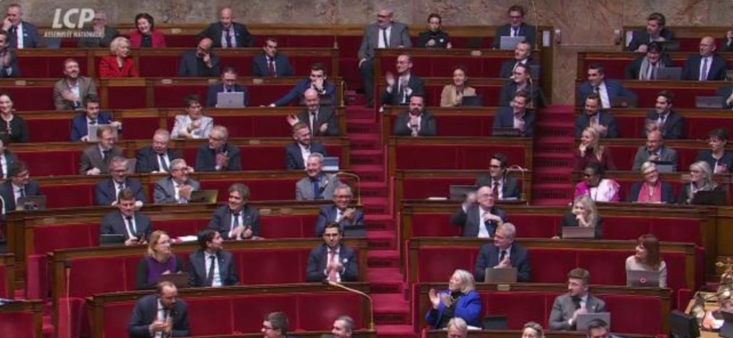 Vote inattendu à l'Assemblée nationale