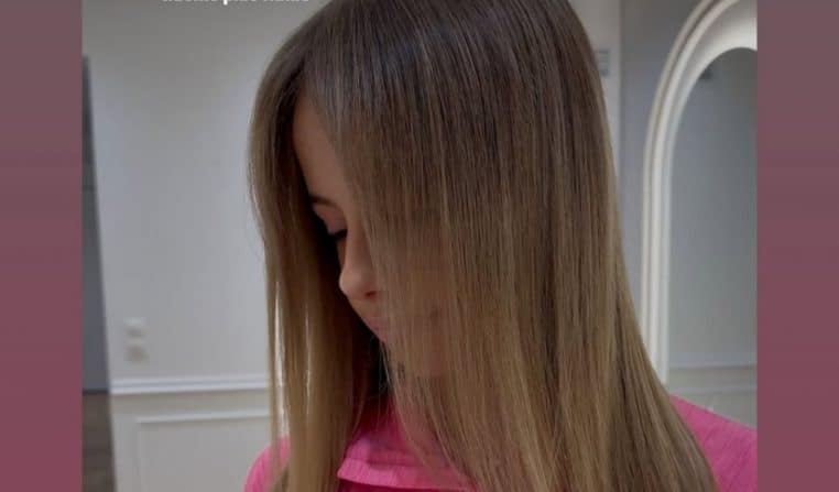 Giulia Sarkozy nouvelle coupe de cheveux