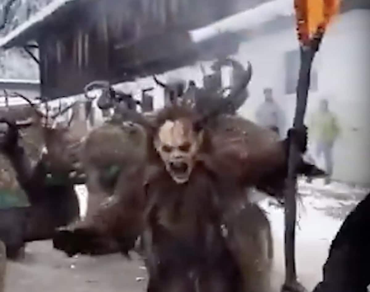 Krampus, Noël aux Alpes