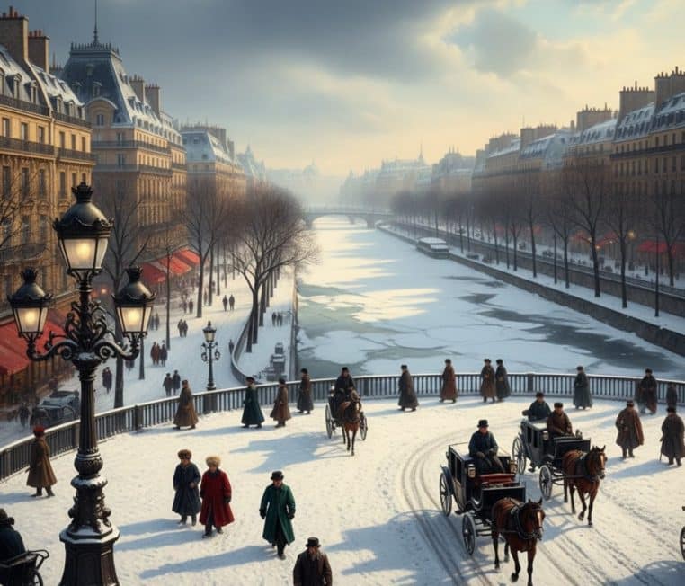 Vague de Froid Paris hiver 1894-1895