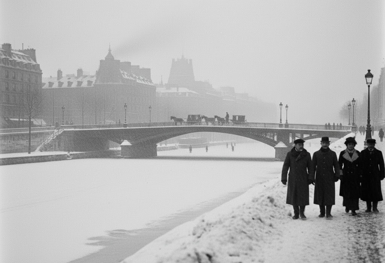 Vague de Froid Paris hiver 1894-1895