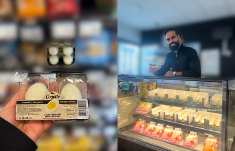 Oeufs durs marque Coqotte