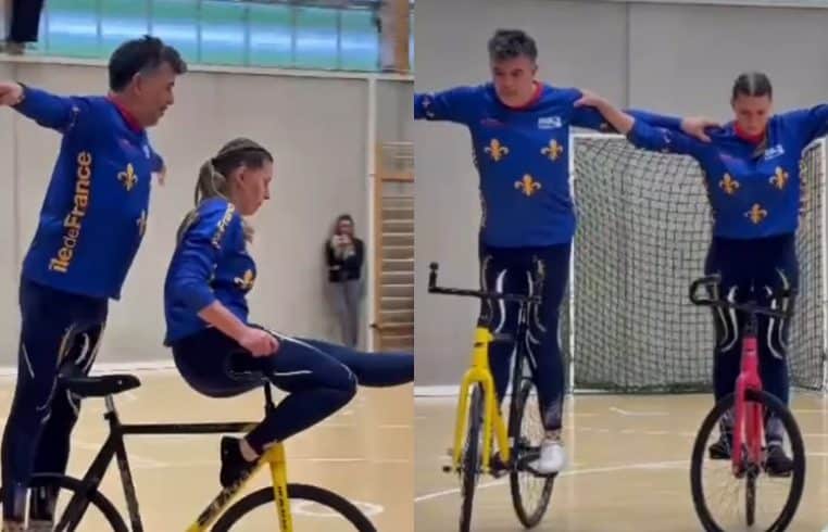 Stéphane Plaza s'est découvert une passion pour le vélo artisitique