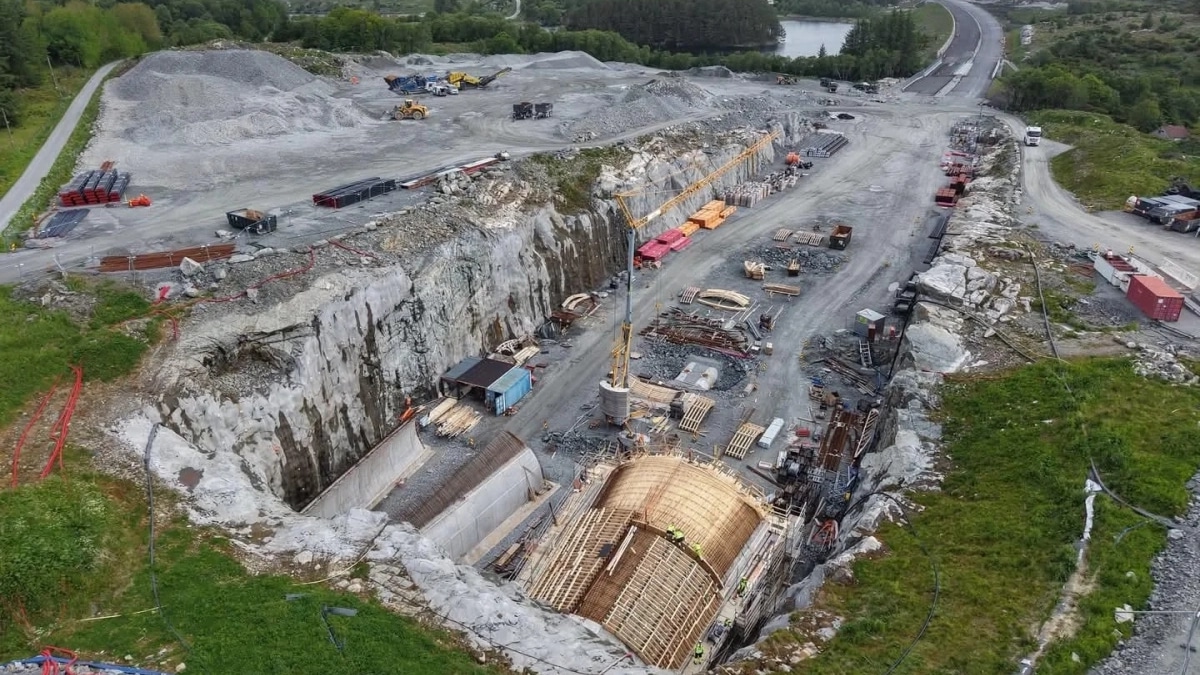 Tunnel Norvege Travaux