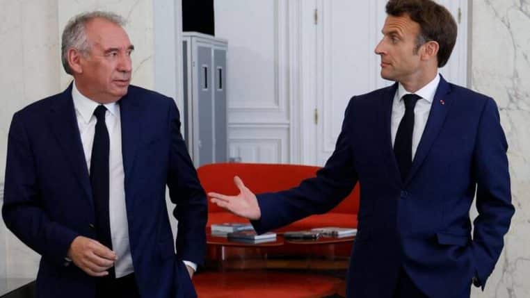 bayrou et macron @afp