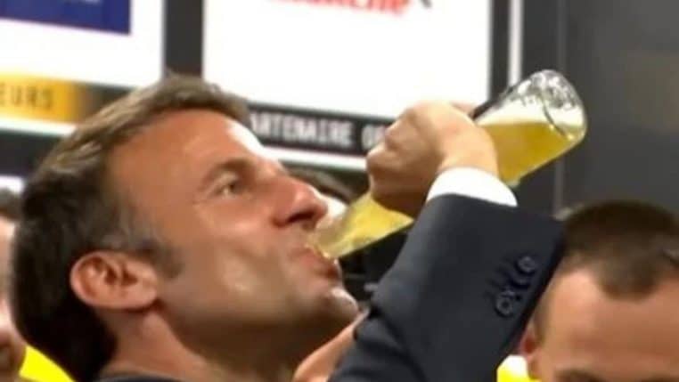 macron biere @DR