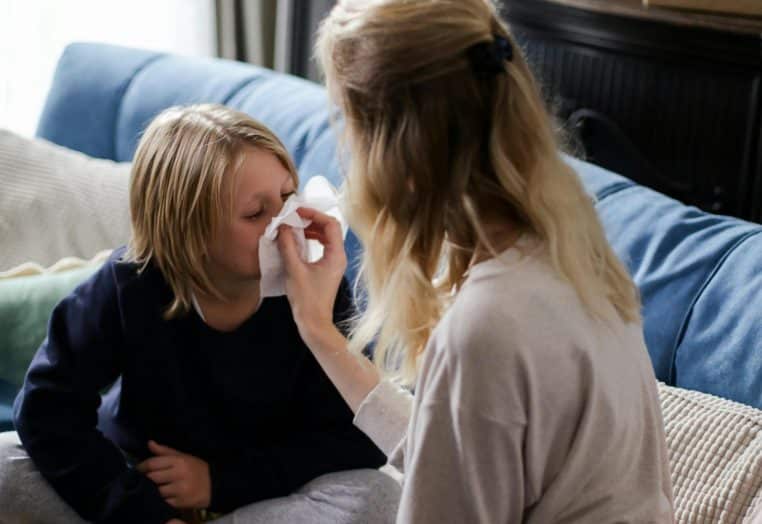 Progression du virus de la grippe