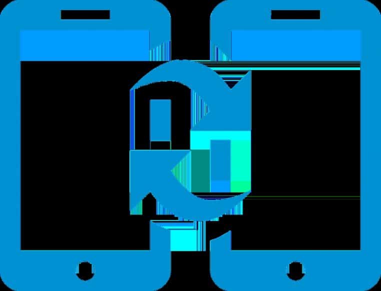 Illustration vectorielle montrant un smartphone et des pièces de monnaie symbolisant un transfert d’argent via une application bancaire.