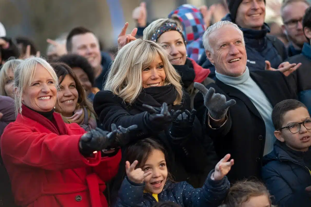 Brigitte Macron Didier Deschamps