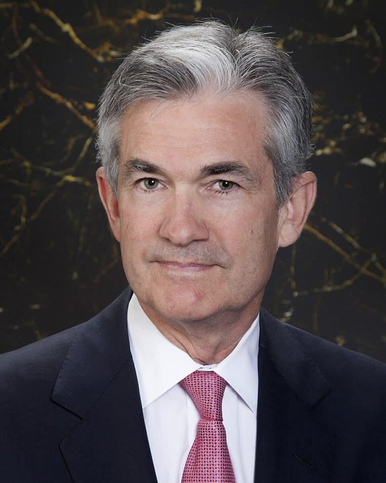 Portrait officiel de Jerome H. Powell, président de la Réserve fédérale américaine