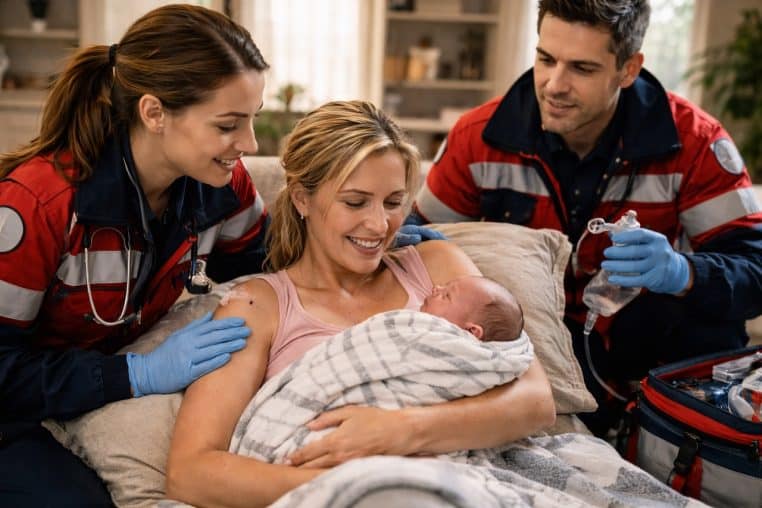 blague ambulance⁣ enceinte