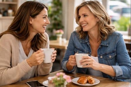 blague copine cafe