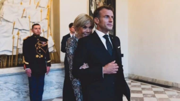 emmanuel et brigitte macron @Soazig de La Moissonnière
