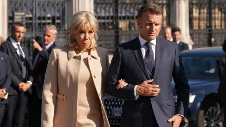 emmanuel et brigitte macron @afp