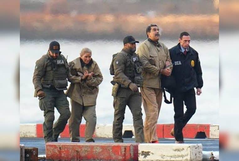 Nicolás Maduro, présenté sous escorte d’agents américains, tandis que la Suisse bloque d’éventuels avoirs.