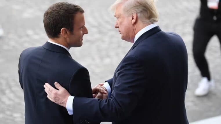 macron et donald trump @DR