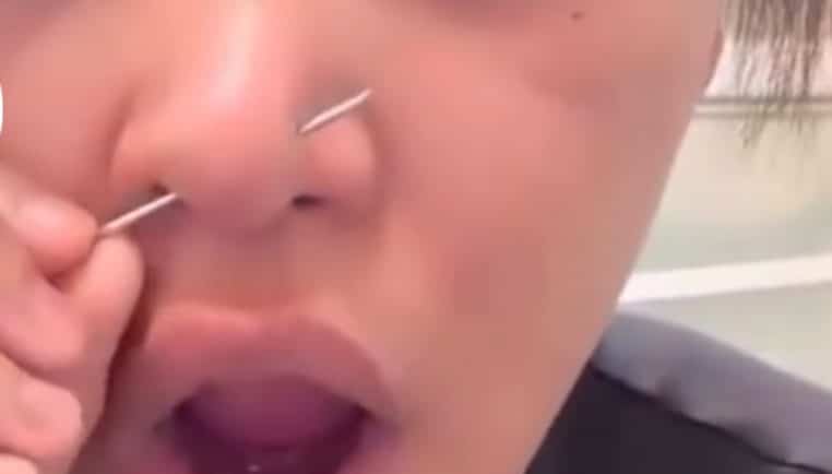 Piercing nez machine Temu