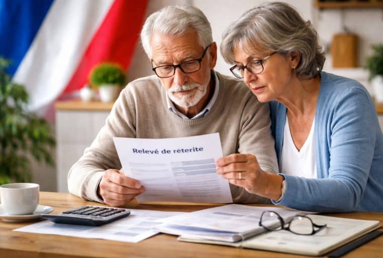 Un couple de retraités passe au crible son relevé de retraite : en 2026, un changement de seuils de CSG peut réduire le montant net versé chaque mois.