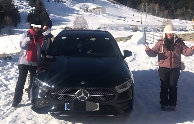 Des touristes se retrouvent coincées sur une piste de ski