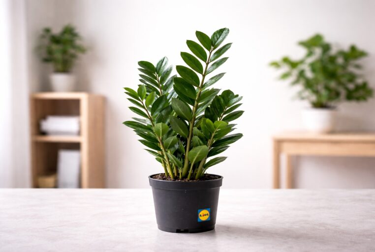 Zamioculcas Lidl en pot, plante ZZ résistante en intérieur