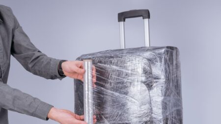 Bagages Film Plastique