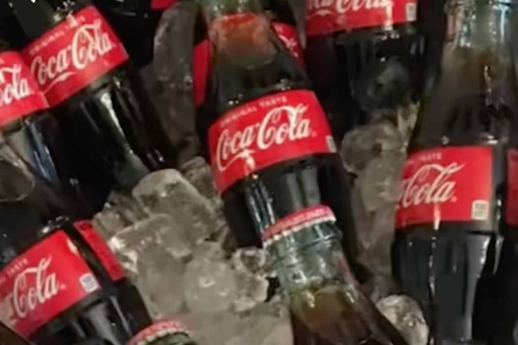 Coca en bouteille en verre