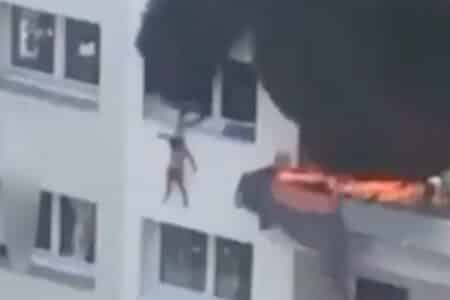 Enfant incendie