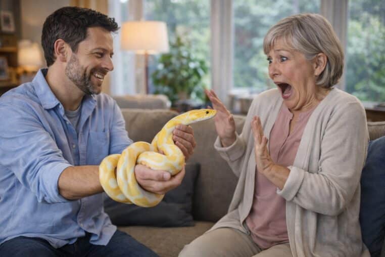 blague cadeau serpent