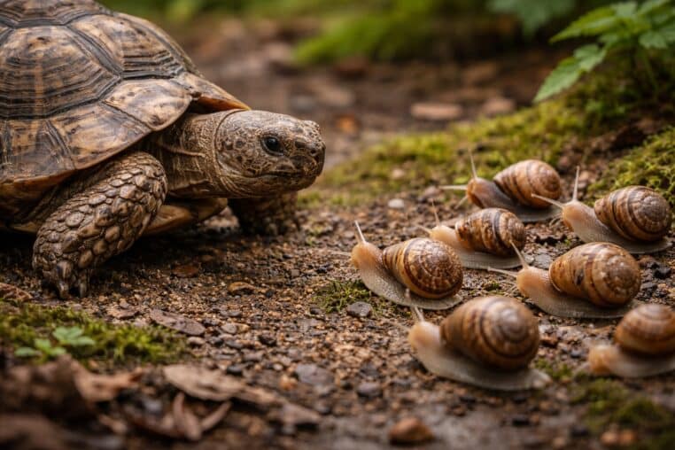 blague tortue escargots